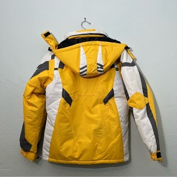 Spider womens yellow winter ski snowboarding snow coat jacket size small - Picture 6 of 6